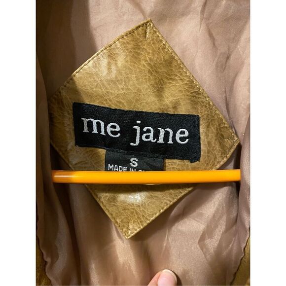 ME JANE Womens Shiny Nylon Jacket Full Zipper Detail Size Small - Picture 5 of 6